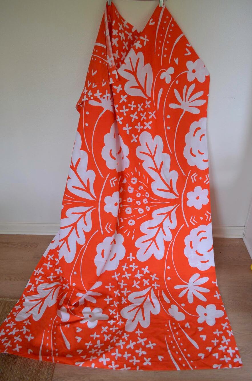 Marimekko Dan Rivers Vintage Floral Top Sheet